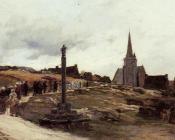 莱昂 奥古斯汀 莱尔米特 : Procession near Ploumanac